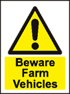 beware farm vehicles