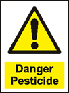 aluminium danger pesticide sign