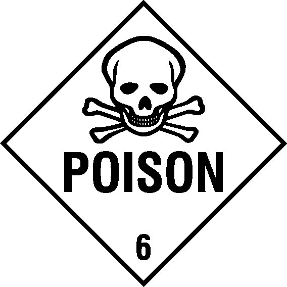 Poison Signs and Stickers