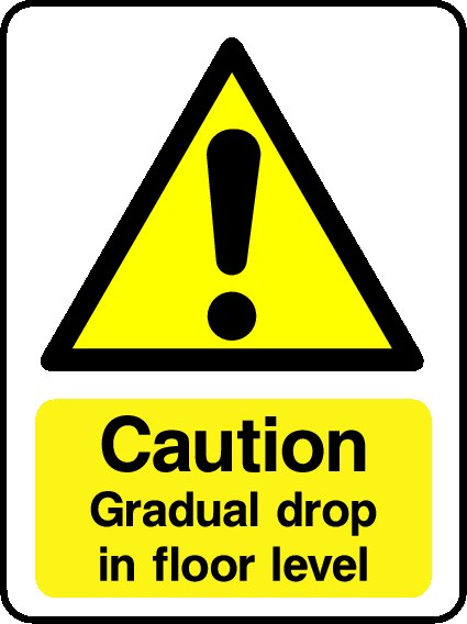 Drop In Floor Signs and Stickers