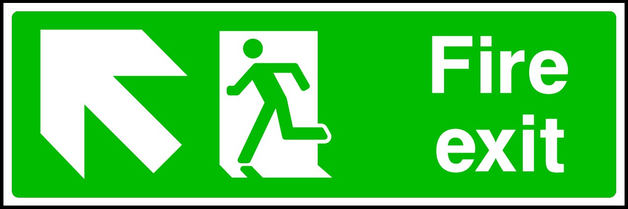 Emergency Exit Signs and Stickers
