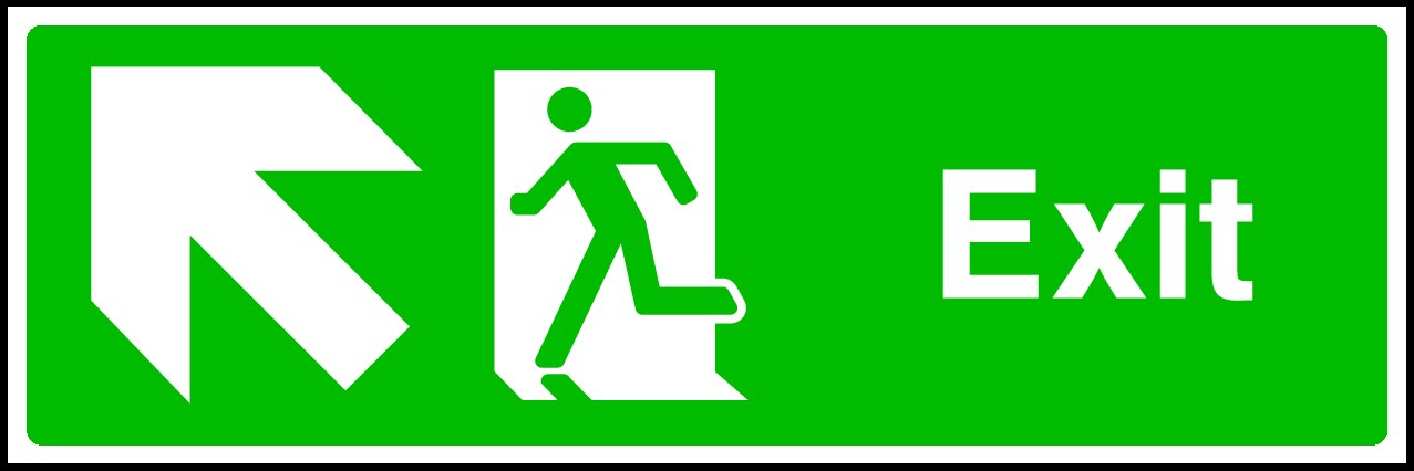 Emergency Exit Signs and Stickers