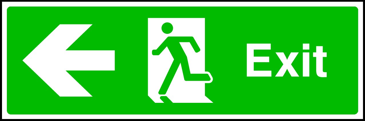Emergency Exit Signs and Stickers