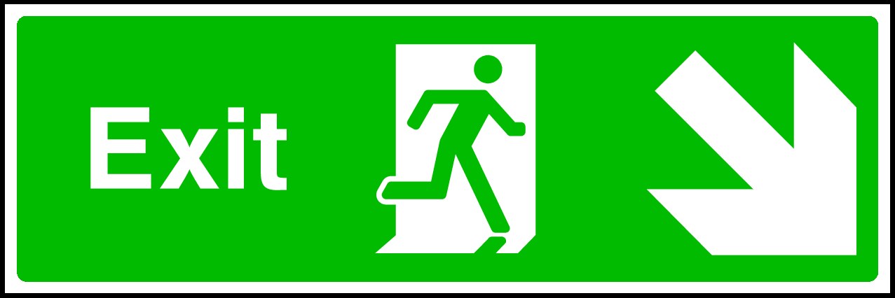 Emergency Exit Signs and Stickers