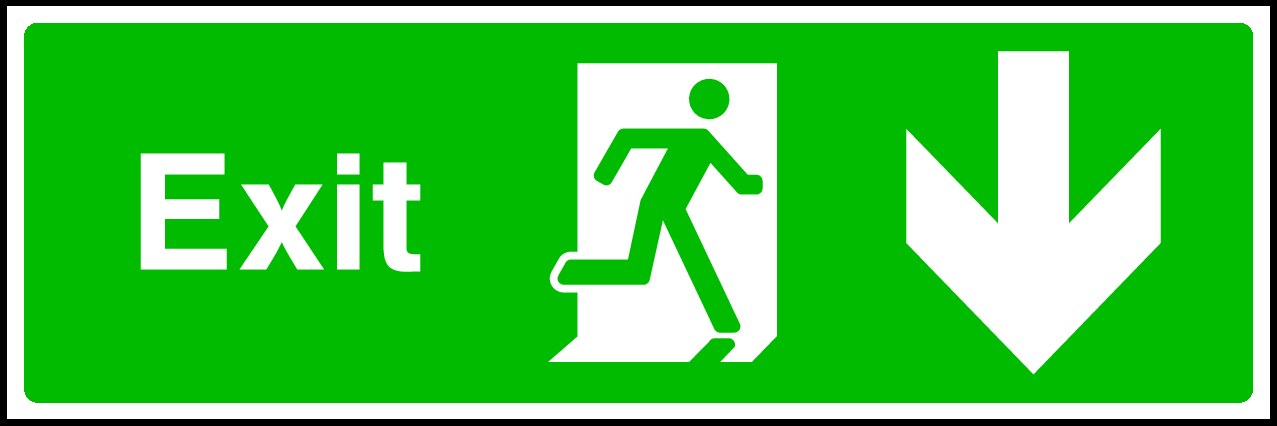 Emergency Exit Signs and Stickers
