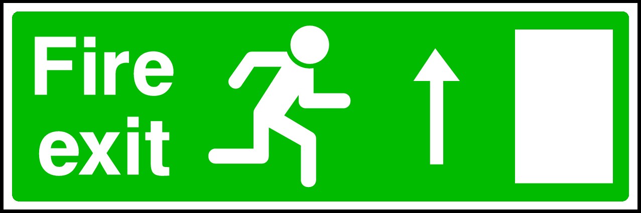 Fire Exit Signs and Stickers