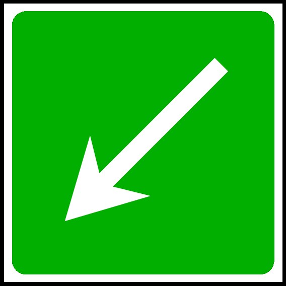 First Aid This Way Signs and Stickers