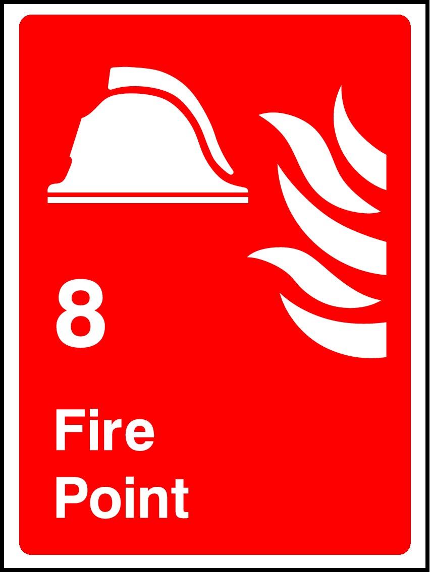 Fire Point Signs and Stickers