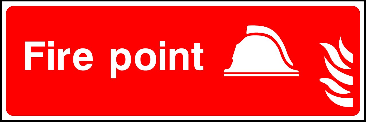 Fire Point Signs and Stickers