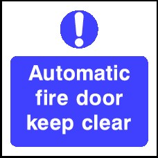 Fire Door Keep Clear Signs and Stickers