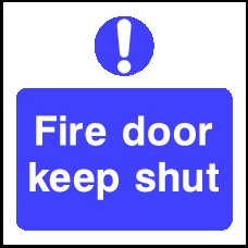 Fire Door Keep Shut Signs and Stickers