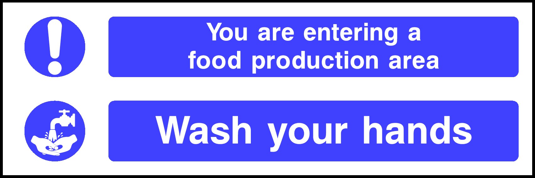Wash Your Hands Signs and Stickers