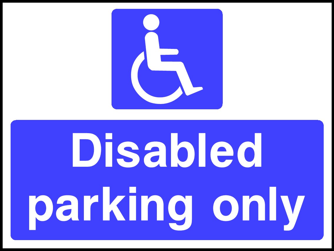 Disabled Parking Signs and Stickers