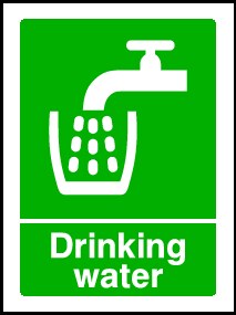 Drinking Water Signs and Stickers
