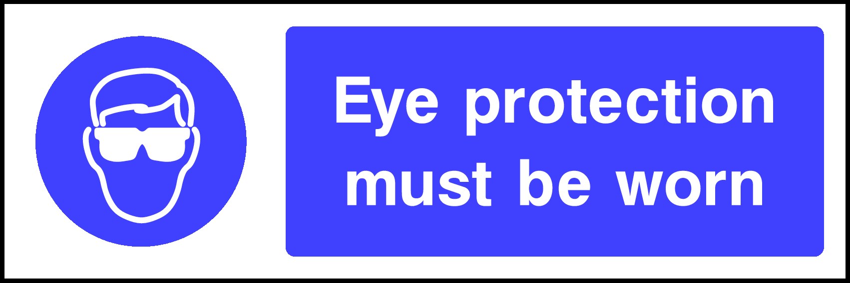 Eye Protection Signs and Stickers