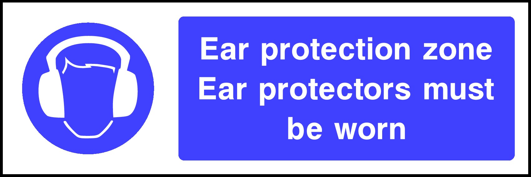 Ear Protection Signs and Stickers