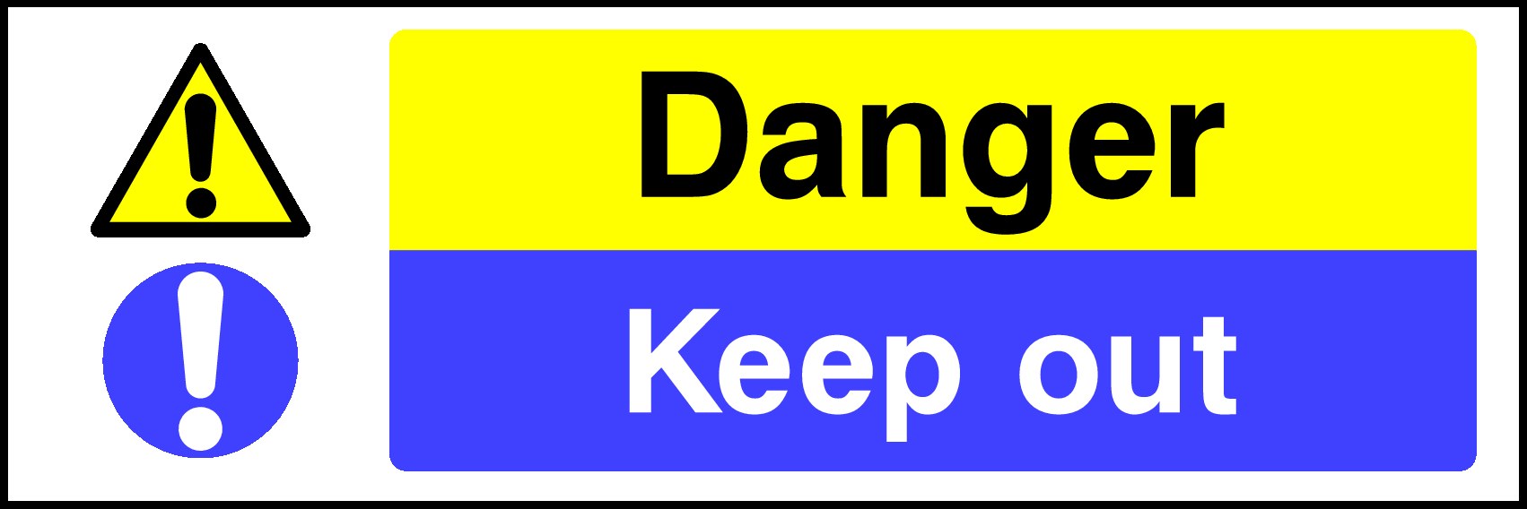 Danger Keep Out Signs and Stickers