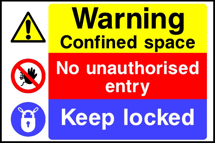No Unauthorised Entry Signs and Stickers