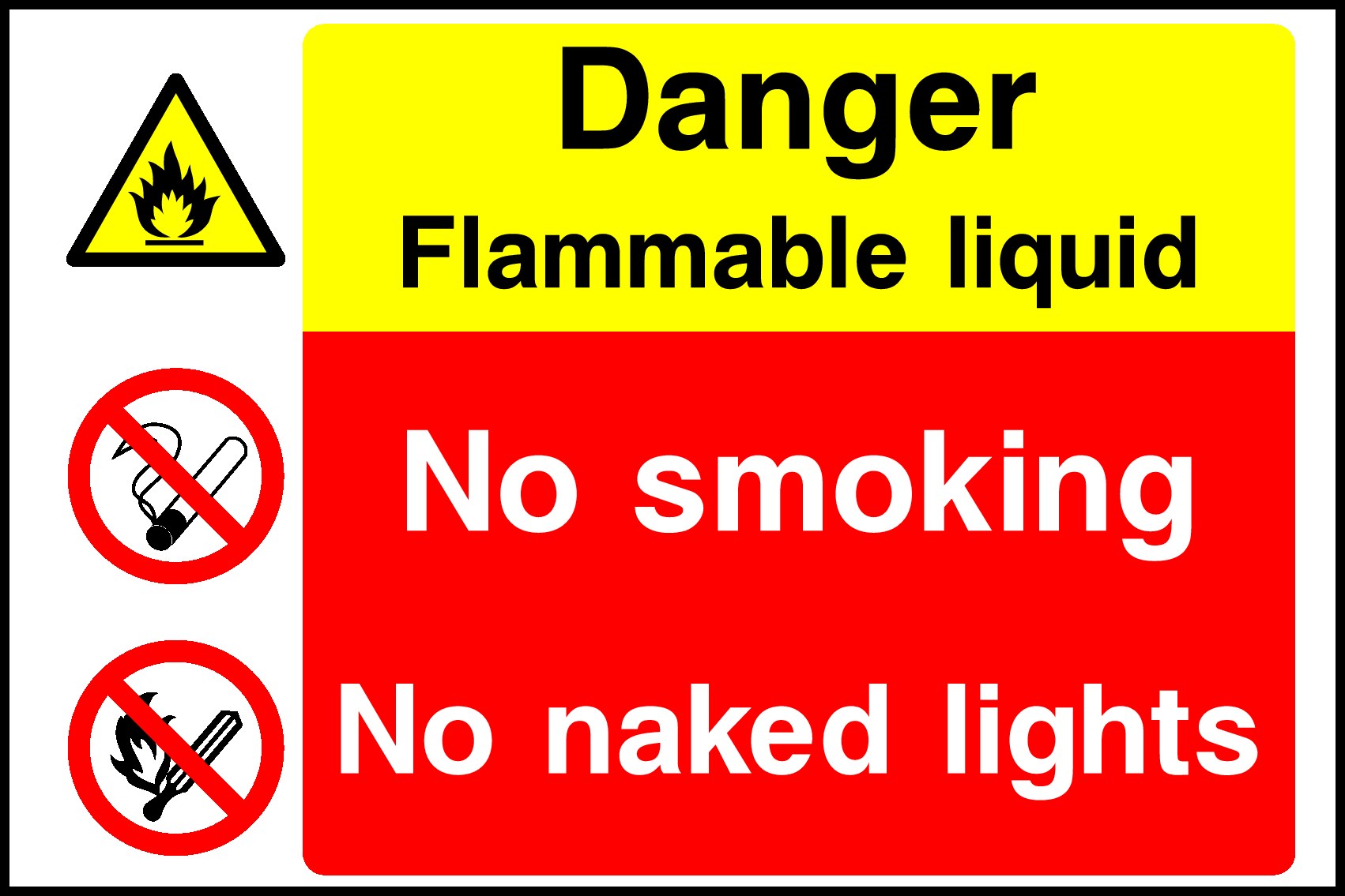 Flammable Liquid Signs and Stickers