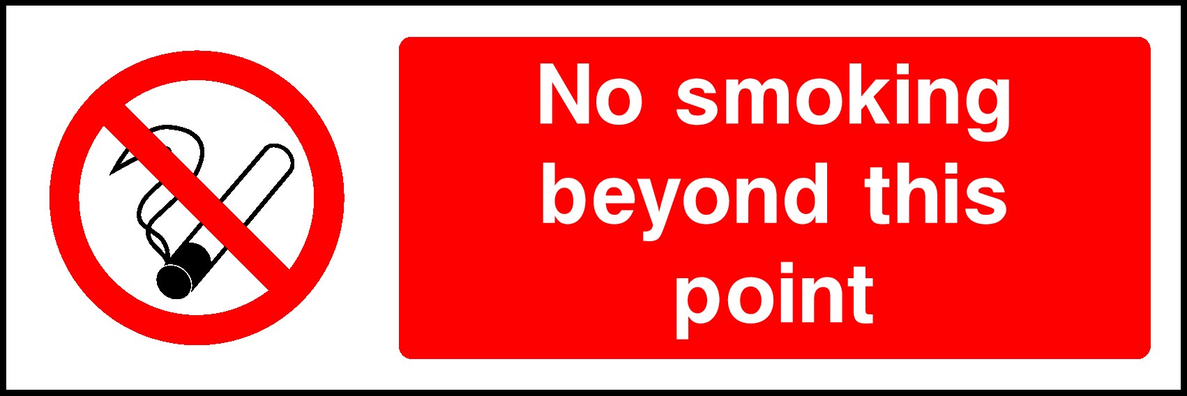 No Smoking Signs and Stickers