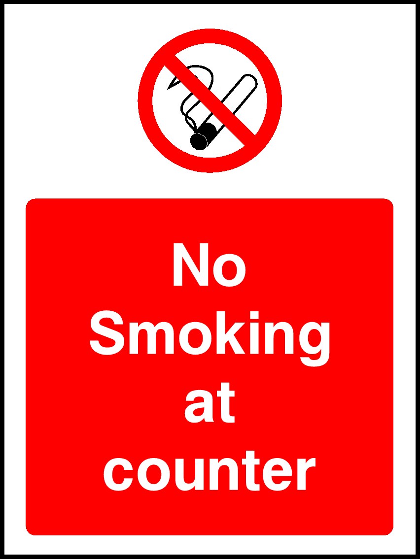 No Smoking Signs and Stickers