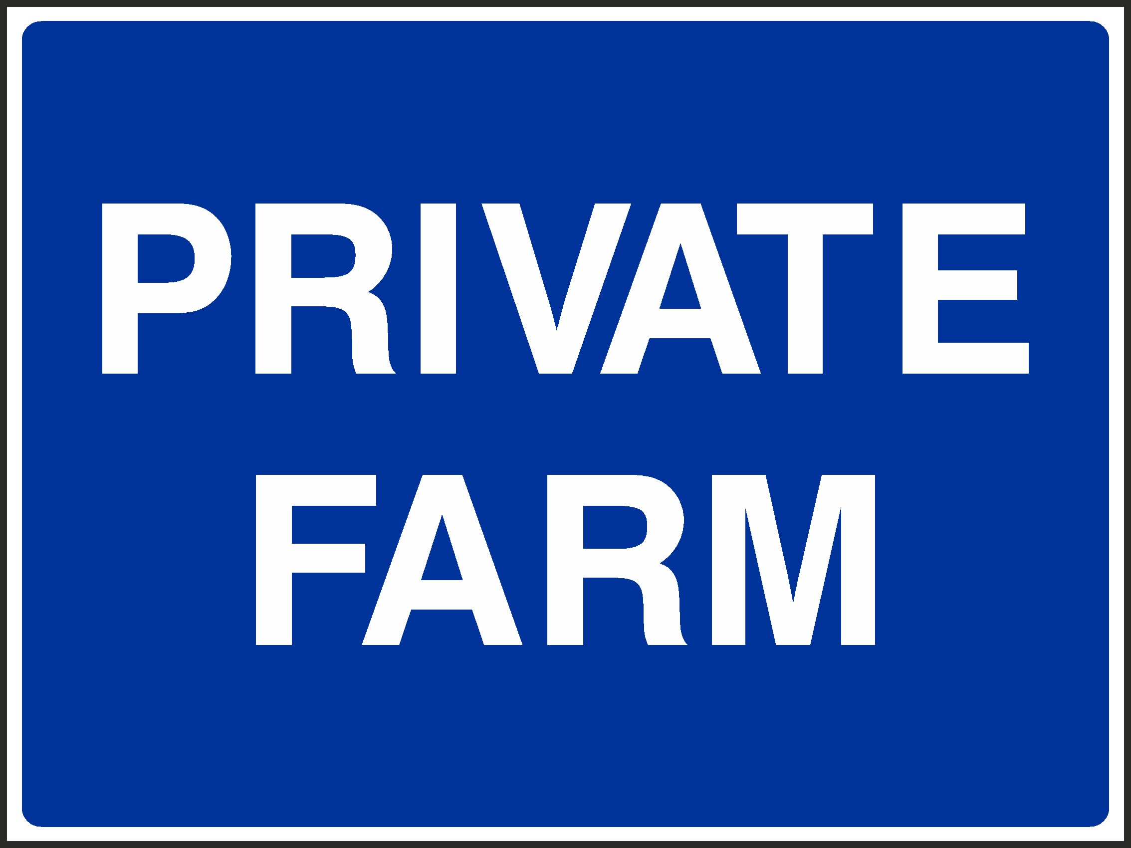 Private Farm Signs and Stickers