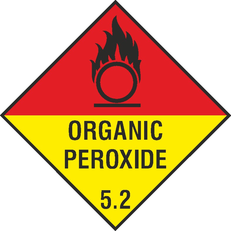 Organic Peroxide Signs and Stickers