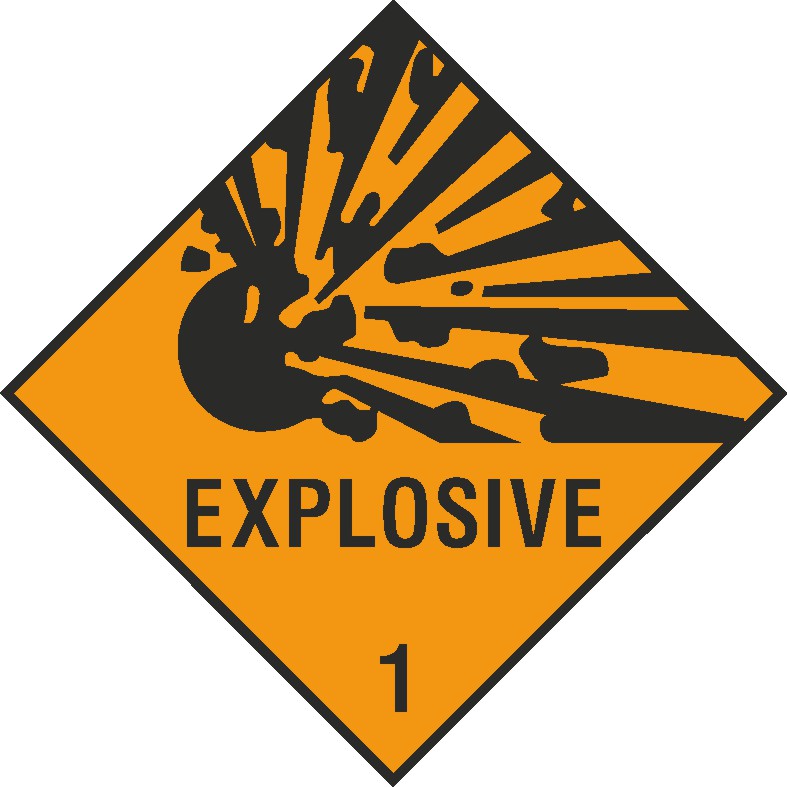 Explosive Signs and Stickers