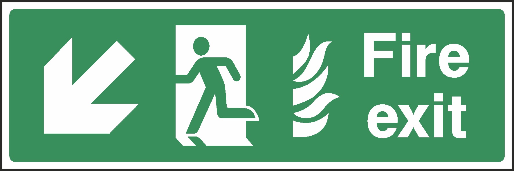 Fire Exit Signs and Stickers