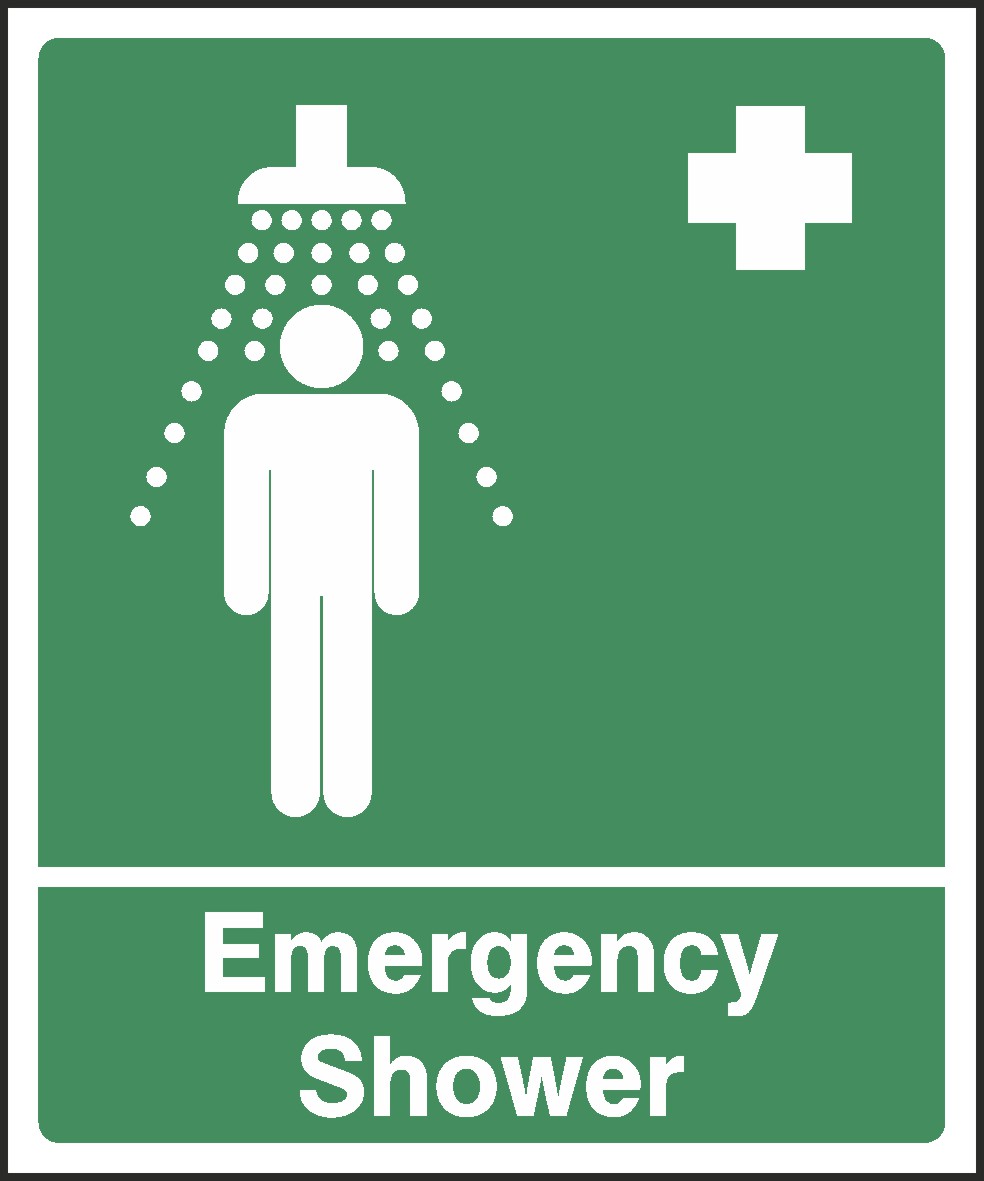 Emergency Shower Signs and Stickers