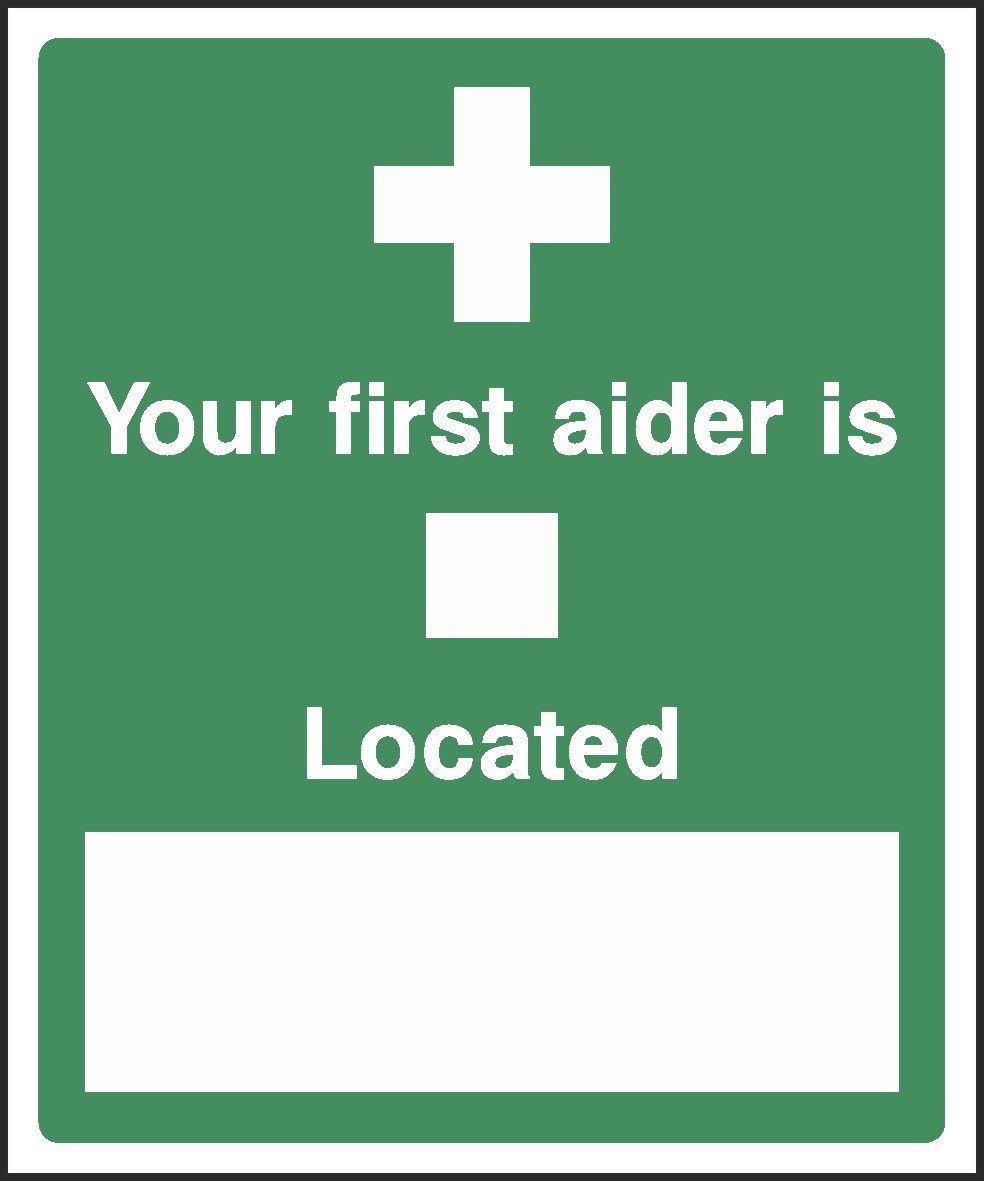 First Aid Is Signs and Stickers