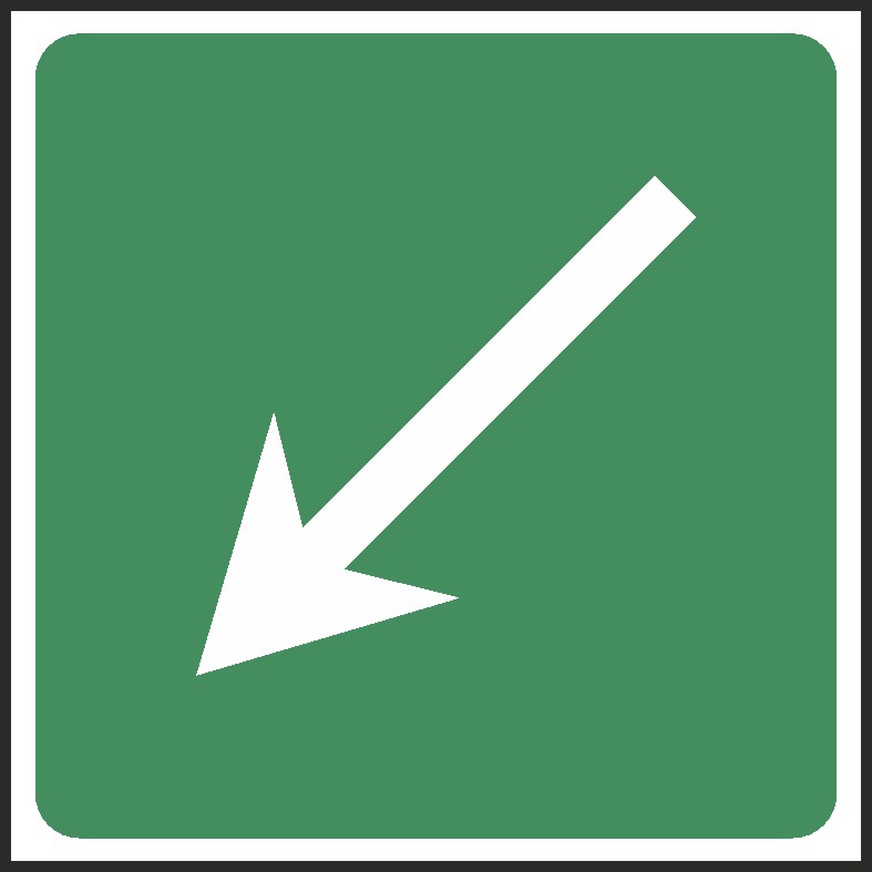 First Aid This Way Signs and Stickers