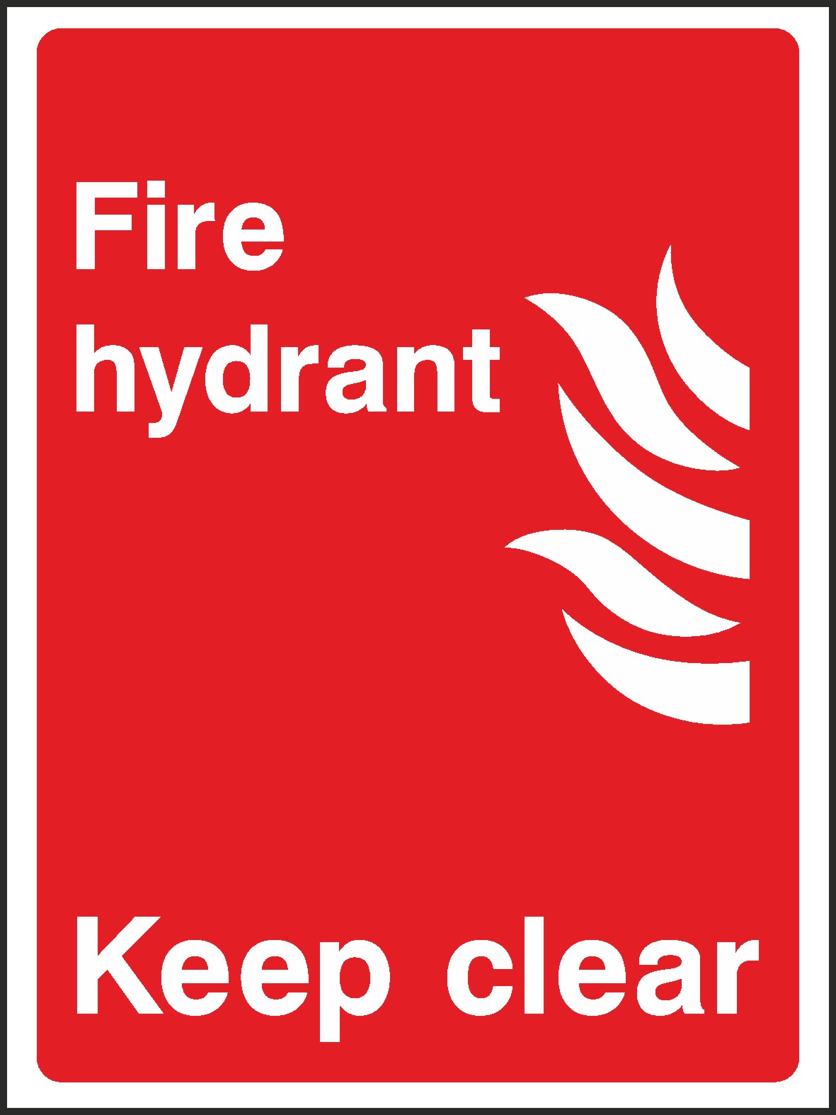 Fire Hydrant Signs and Stickers