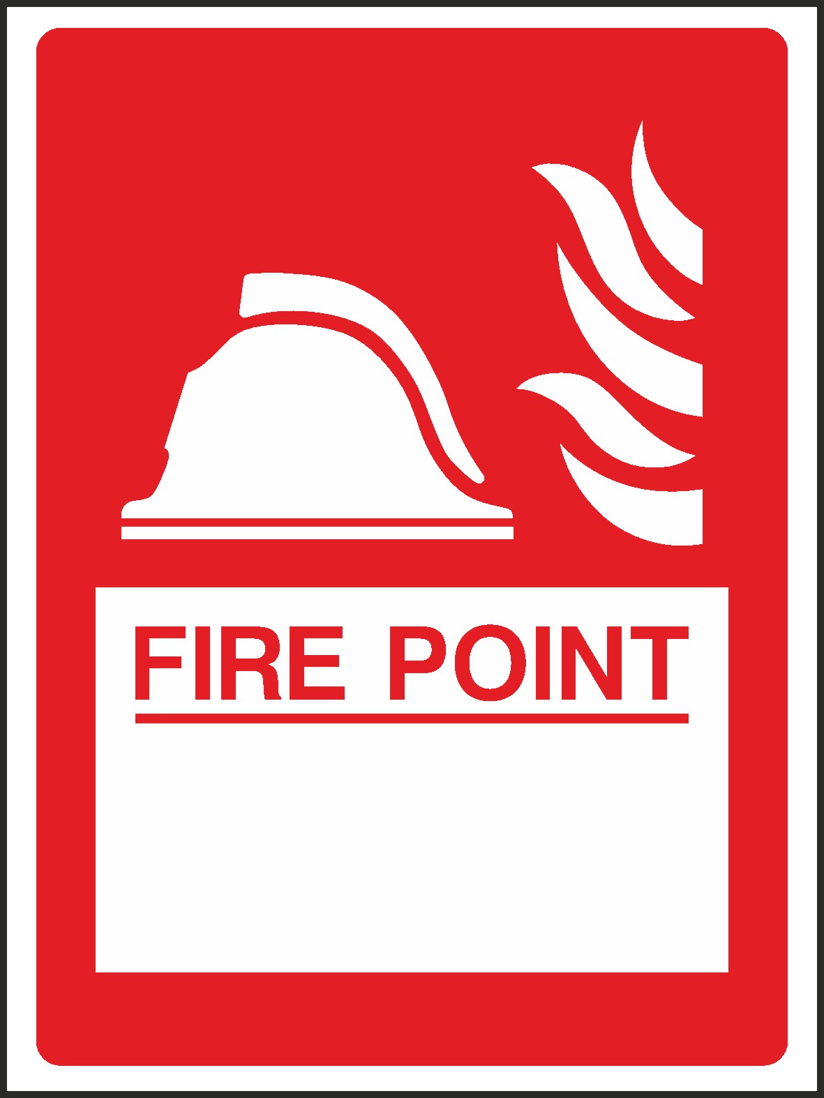 Fire Point Signs and Stickers