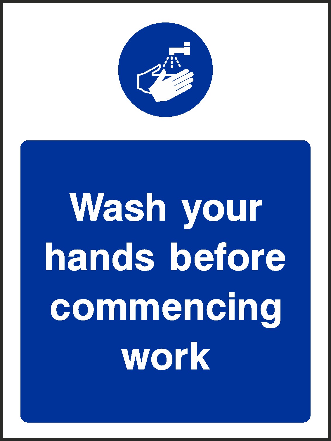 Wash Hands Signs and Stickers