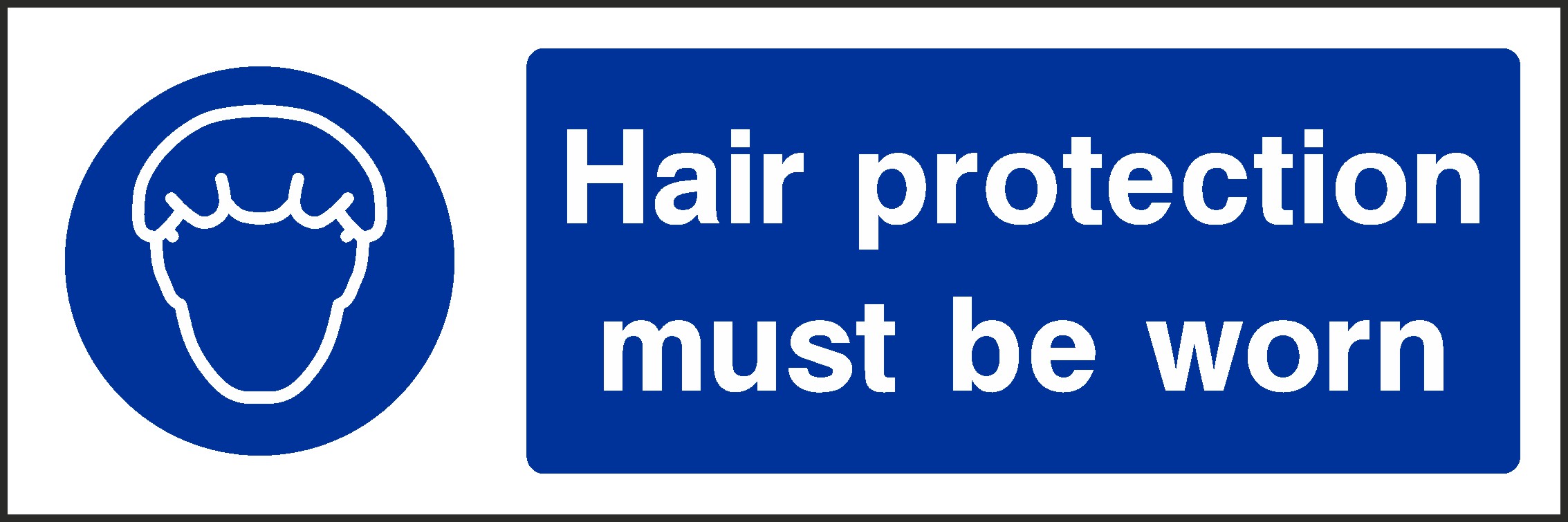 Hair Protection Signs and Stickers