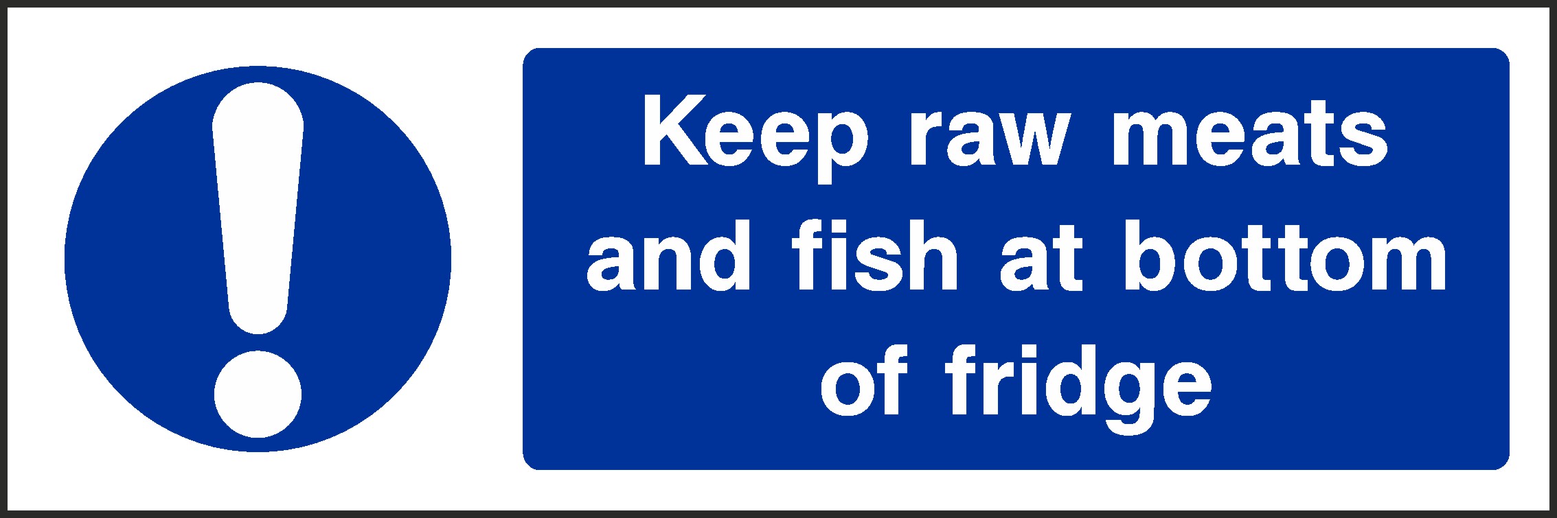 Raw Meats And Fish Signs and Stickers