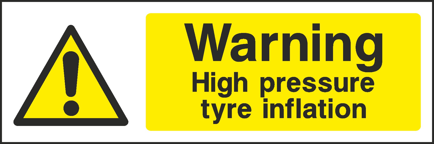 Tyre Inflation Signs and Stickers