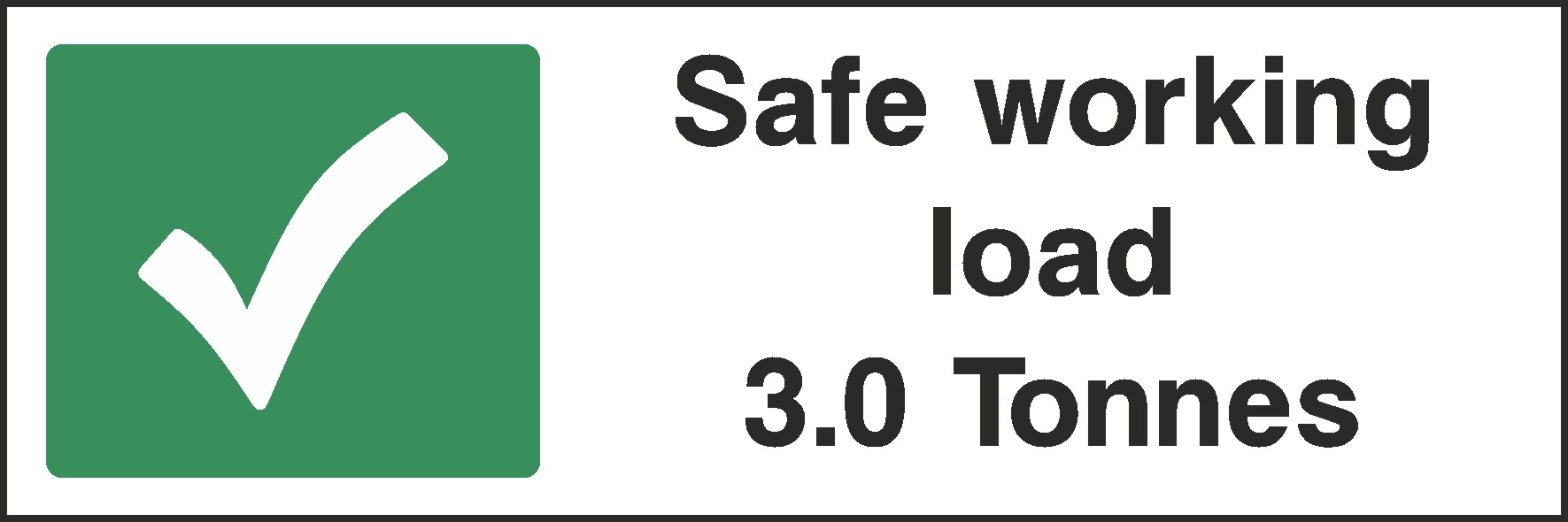 Safe Working Load Signs and Stickers