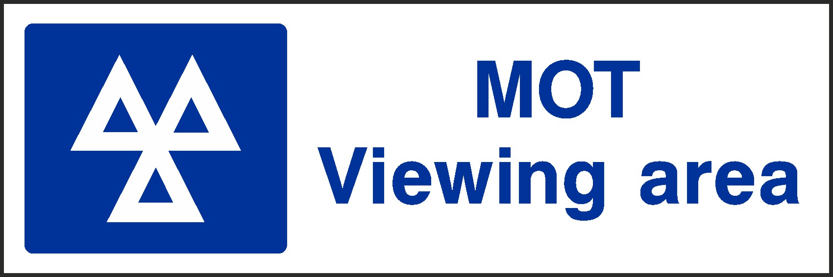 Mot Viewing Signs and Stickers