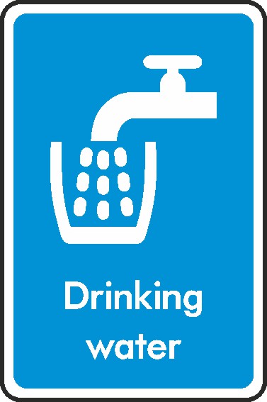 Drinking Water Signs and Stickers