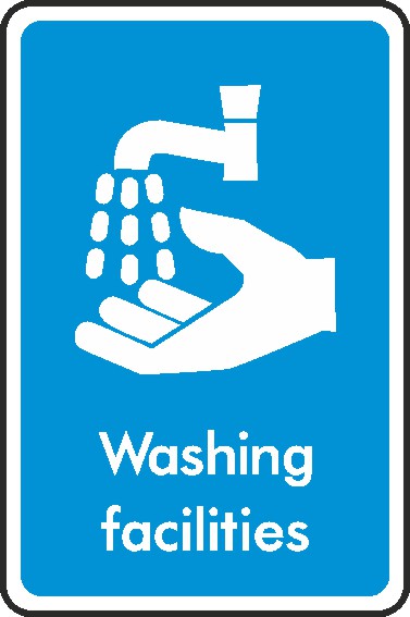 Washing Facilities Signs and Stickers