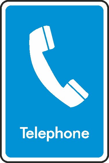 Telephone Signs and Stickers
