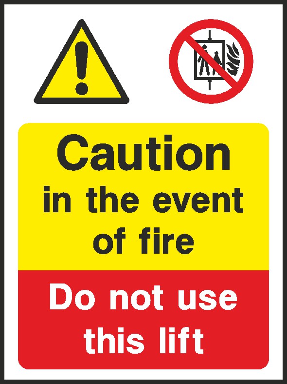 Do Not Use Lift Signs and Stickers