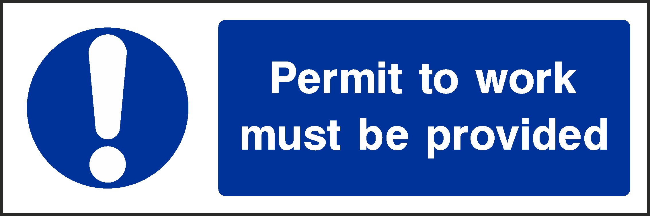 Permit To Work Signs and Stickers