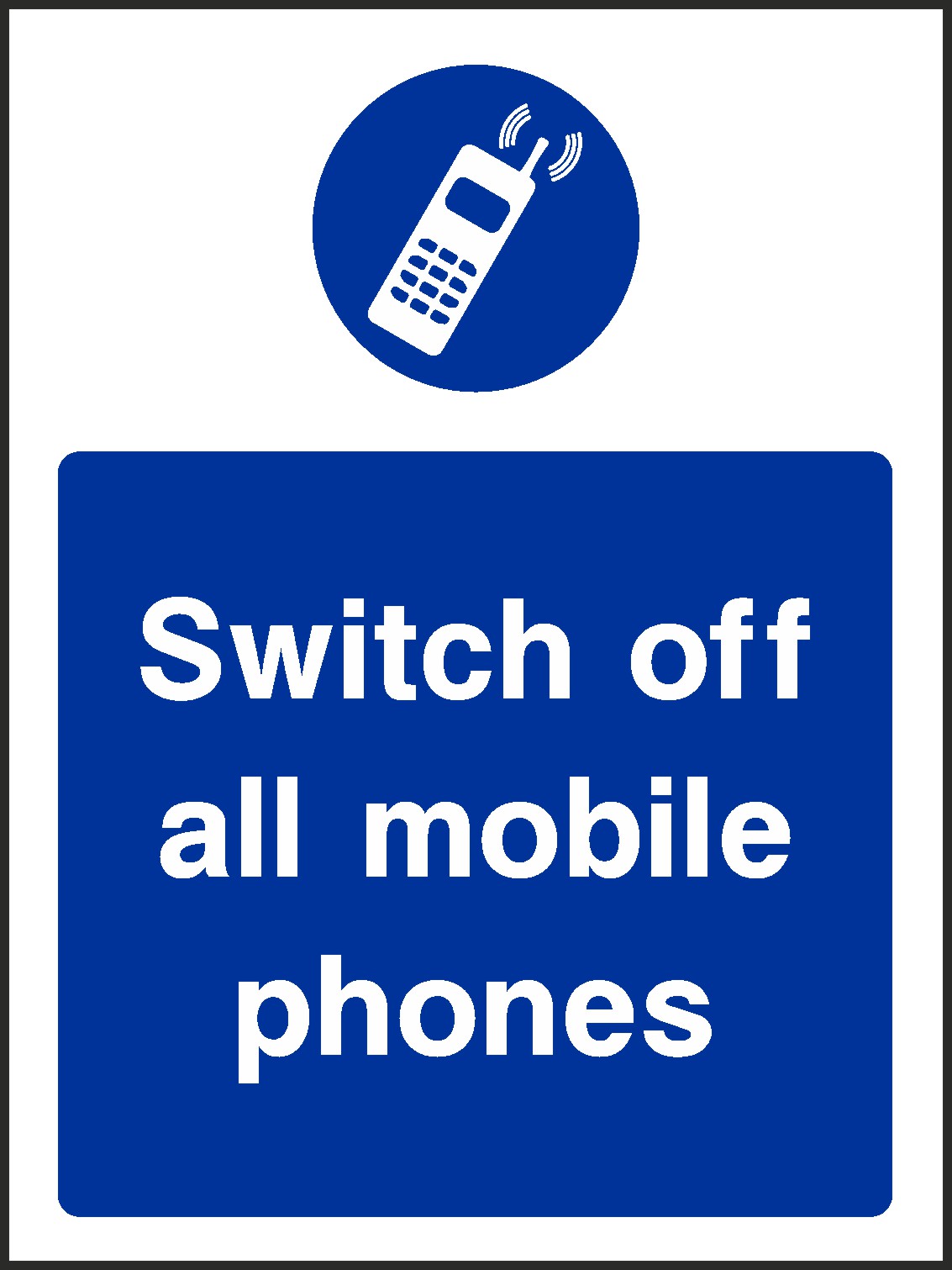 Switch Off Mobiles Signs and Stickers