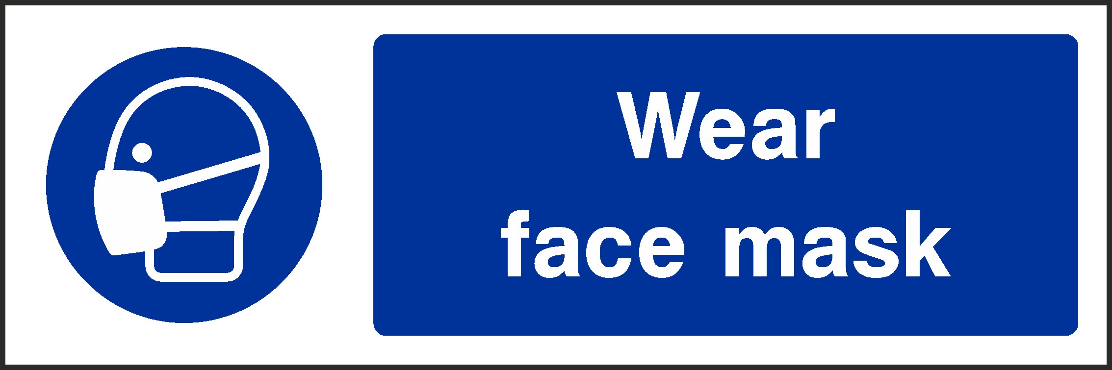 Wear Facemask Signs and Stickers