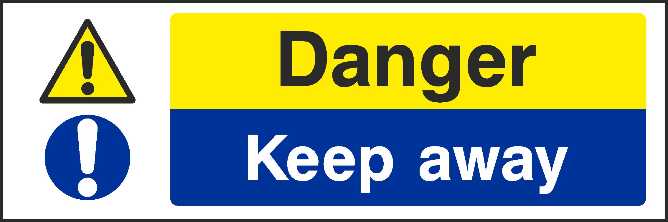 Keep Away Signs and Stickers