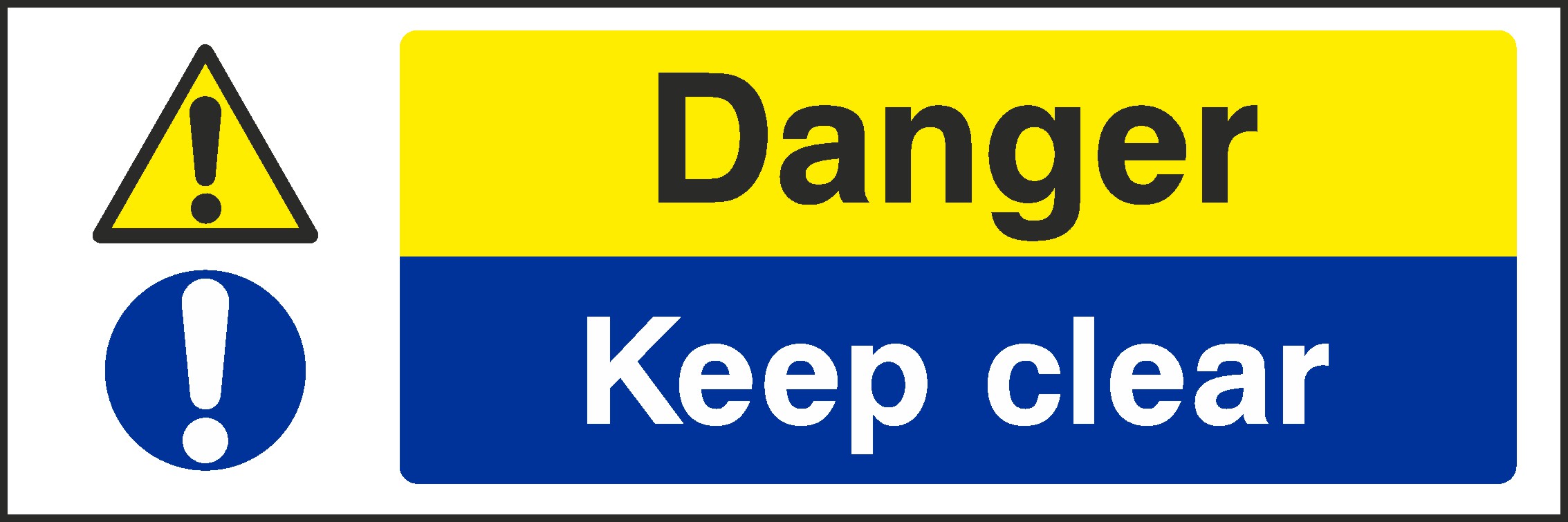 Keep Clear Signs and Stickers