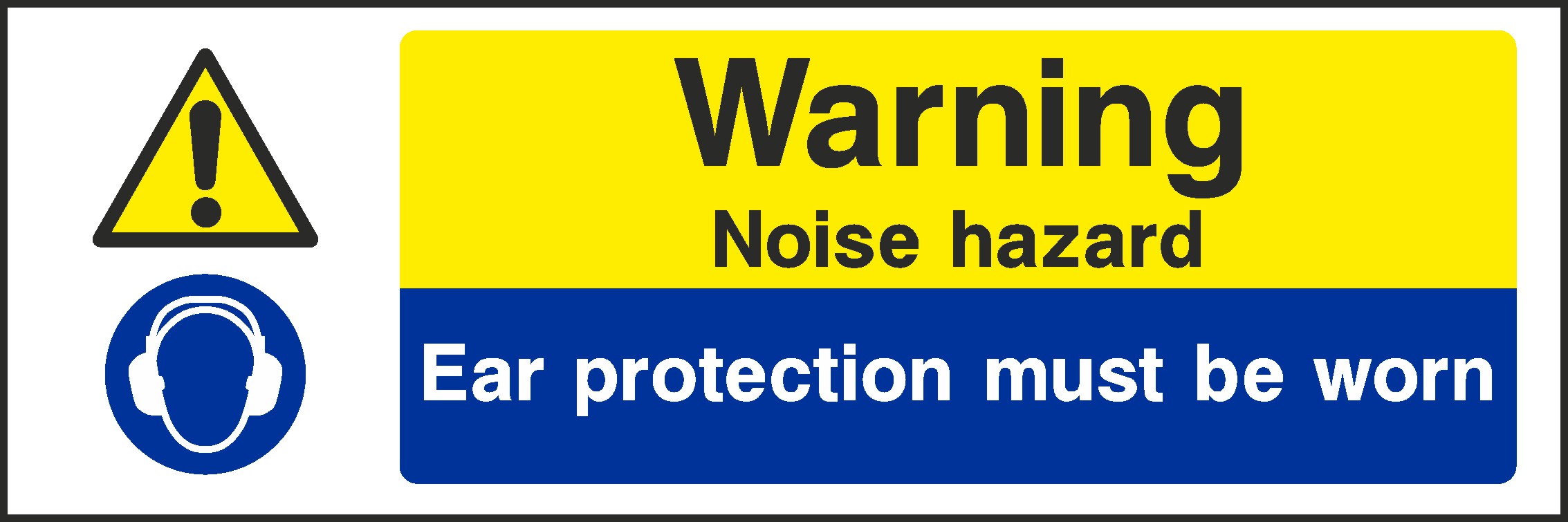Noise Hazard Signs and Stickers